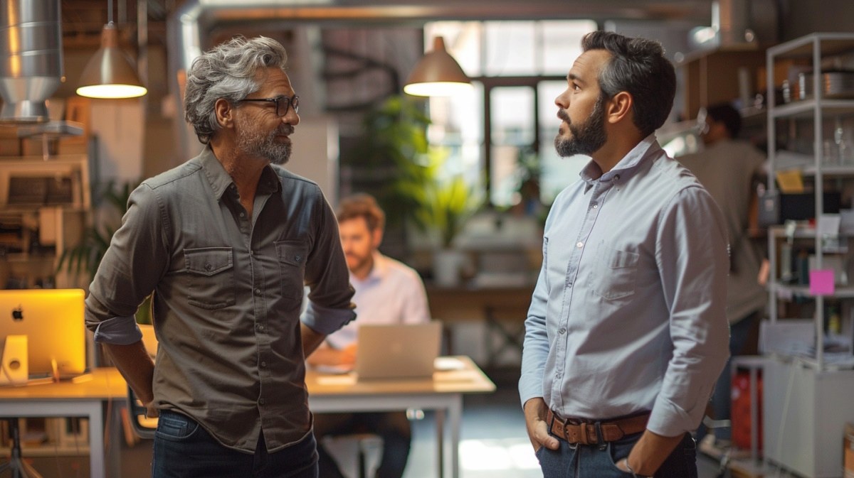 Small business owner building employee accountability system with team alignment and follow-through framework